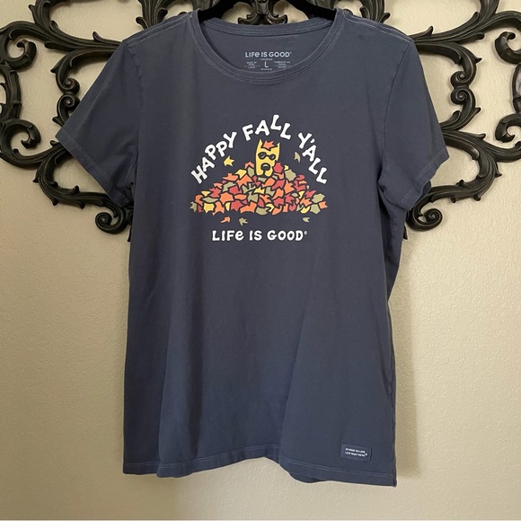 Life Is Good Short Sleeved Tee Women’s Size Large - Picture 4 of 12